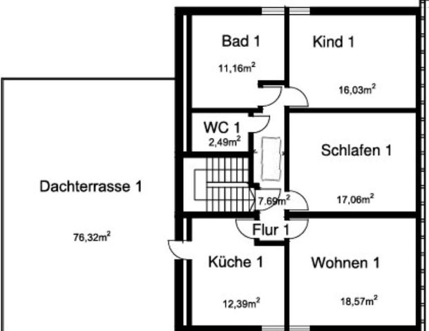 Dachgeschosswohnung zu vermieten - Foto 1