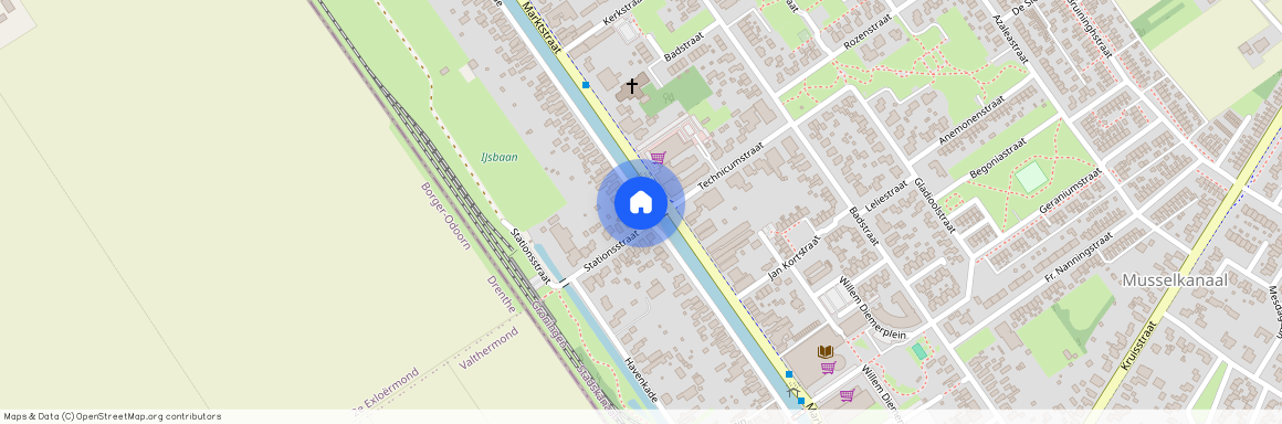 Marktkade, Musselkanaal