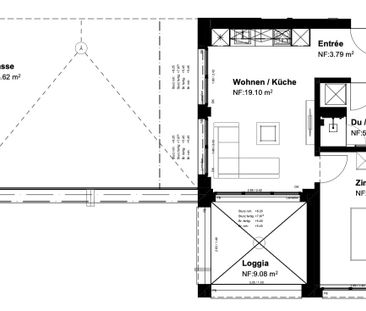 2.5 Zimmer- Attikawohnung Neubau - Foto 6