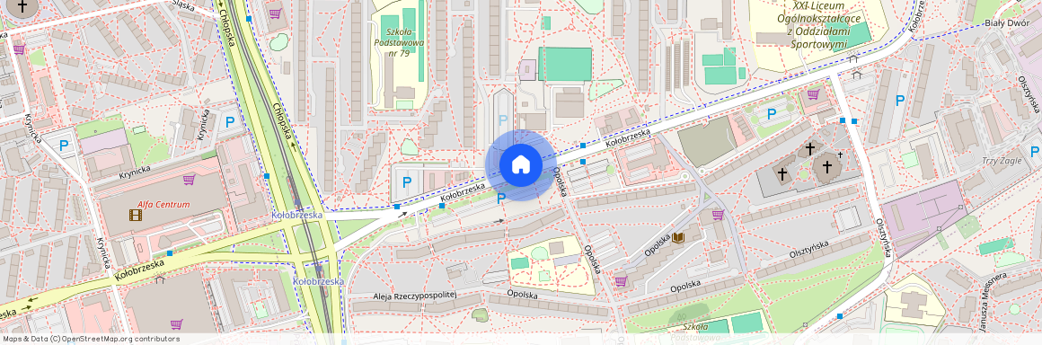 ul. Kołobrzeska, Przymorze Wielkie, Gdańsk, pomorskie