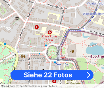 Exklusive, hochwertig möblierte Wohnung mit Blick auf den EZB Turm - Foto 1