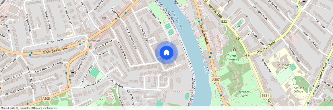 unnamed road, London, TW1 2TQ, United Kingdom
