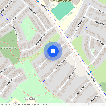 Slagrutevägen, Uppsala