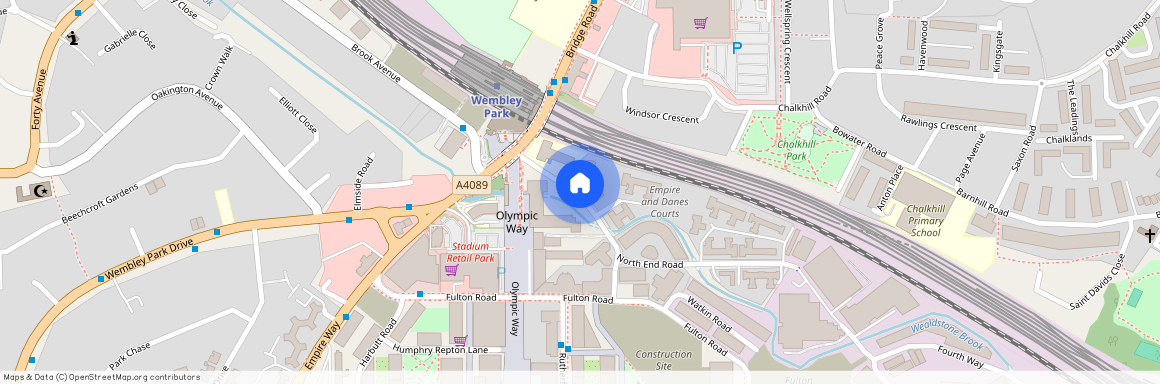 Middlesex, North End Road Wembley, London HA9 0UU