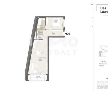 U3 ! Inklusive Küche 2 Zimmer Wohnung+Loggia =DAS LAURENZ= Erstbezu... - Photo 5
