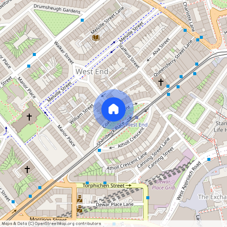 West End, EH3, Edinburgh