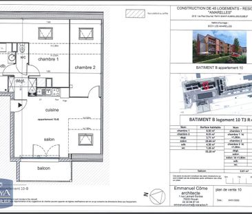 Location Appartement 3 pièces 53m² ST AUBIN LES ELBEUF 76410 - Photo 2