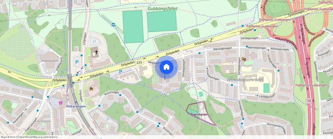 Tisdagsvägen **, Hökarängen