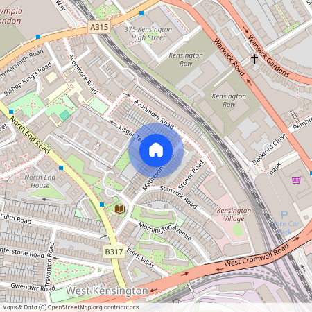 Kensington West Hotel, 25 Matheson Road, London, W14 8SN, United Kingdom