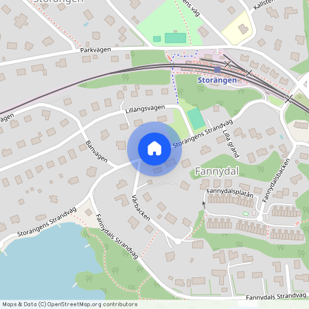 Storängens strandväg, Nacka