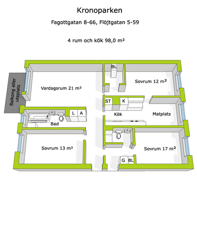 Flöjtgatan, Karlstad - Foto 5