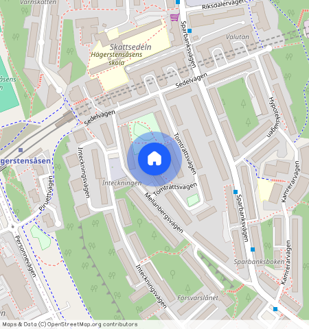 Tomträttsvägen **, Hägerstensåsen