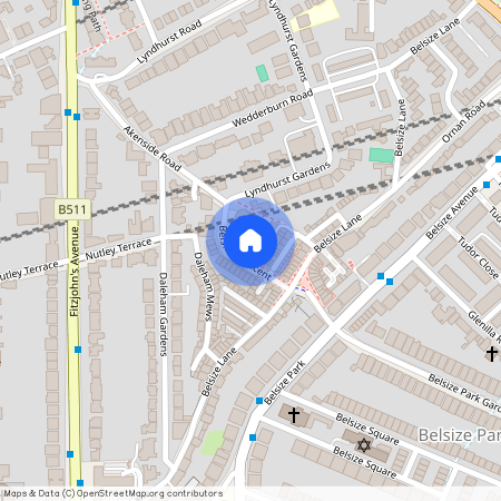 Belsize Crescent, Belsize Village, NW3