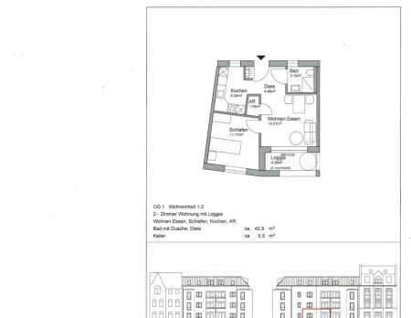 Neubau-Etagenwohnungen mit Fahrstuhl im Zentrum - Foto 2