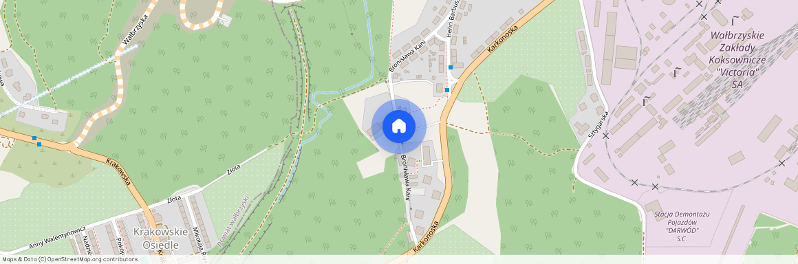 ul. Bronisława Kani, Sobięcin, Wałbrzych, dolnośląskie