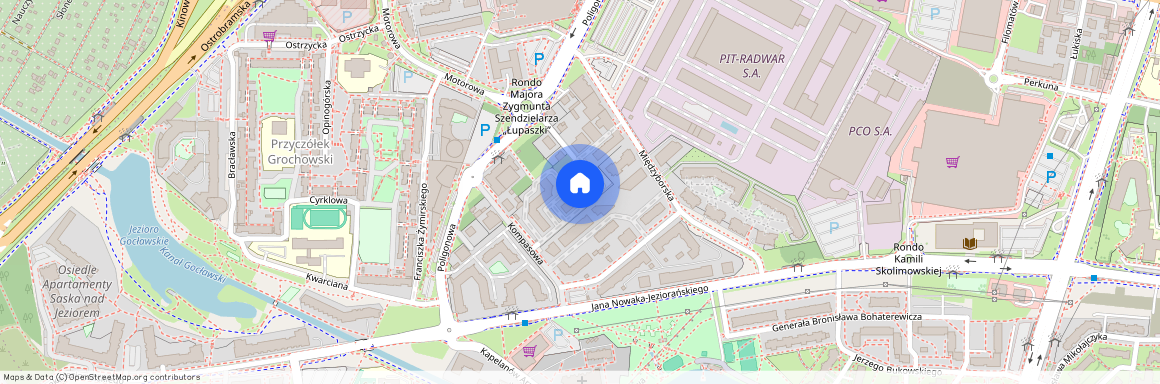 ul. Kompasowa, Gocław, Praga-Południe, Warszawa, mazowieckie