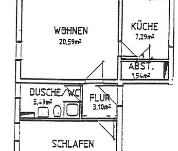 SCHNELL SEIN! 2-Raumwohnung mit Balkon, ab 1. November ’24 frei - Photo 3