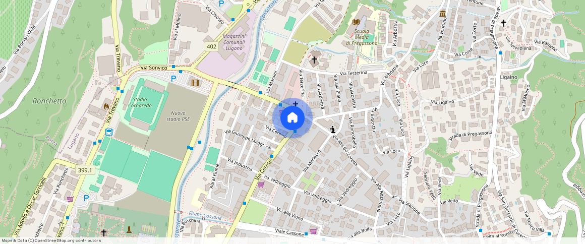 Via Ceresio **, 6963, Pregassona