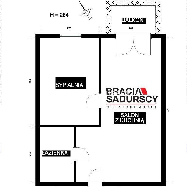 Mieszkanie Kraków Prądnik Biały powierzchnia 29.93 m² C206-WM-36437 - Фото 1