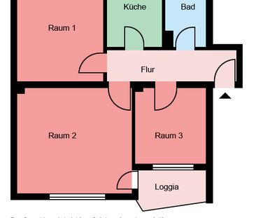 Schöne 3-Zimmer-Wohnungmit Balkon im Erdgeschoss in Lüdenscheid Wor... - Photo 1