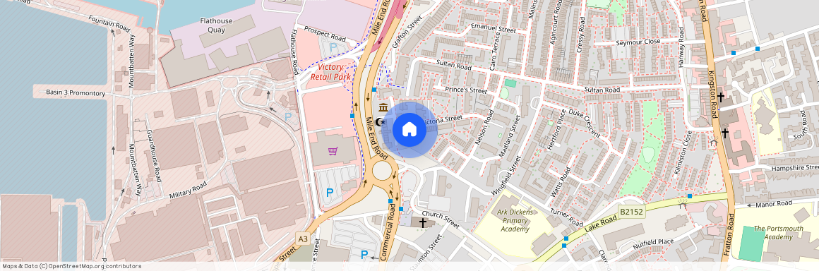 24 Charles Dickens Court, 388 Old Commercial Road PO1