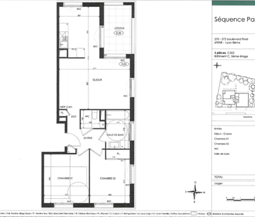A LOUER SANS FRAIS - T3 A LYON 8EME: RESIDENCE "SEQUENCE PARC" - Photo 1