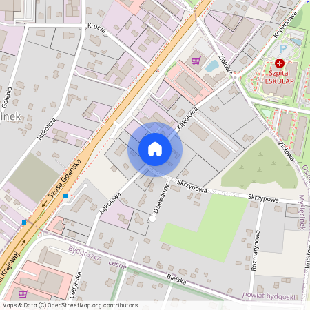 ul. Kąkolowa, Osielsko, Osielsko, bydgoski, kujawsko-pomorskie, Myślęcinek