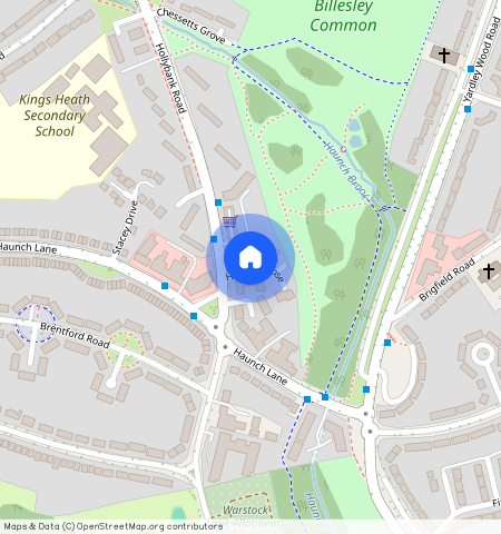 Haunch Close, Birmingham, B13