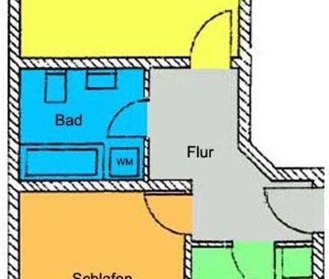 Gemütliche Wohnung ... Bad mit Wanne ... separate Küche! - Photo 1