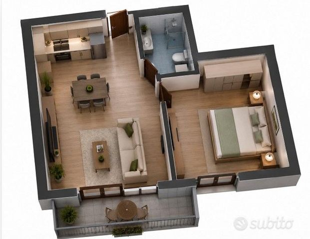 Bilocale arredato con balcone e ascensore - Photo 1