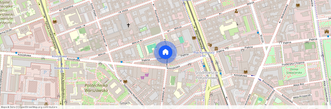 Warszawa Śródmieście, Piękna