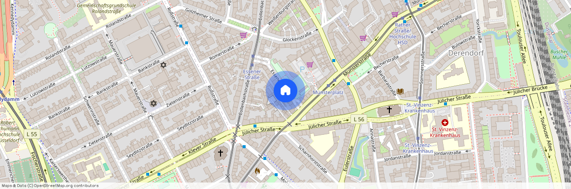 Essener Str. 8, 40476 Düsseldorf OT Derendorf
