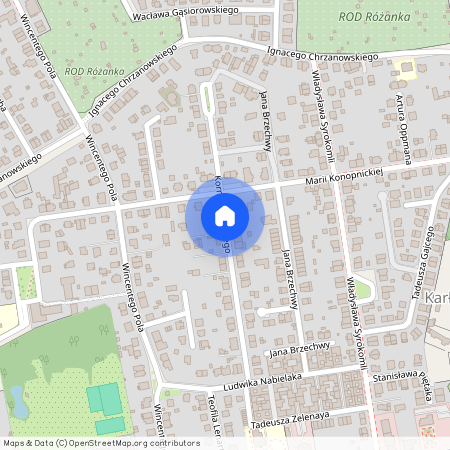 ul. Kornela Ujejskiego, Karłowice, Psie Pole, Wrocław, dolnośląskie