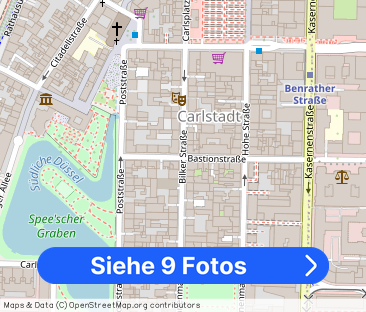 TOP-Lage in Rheinnähe - Möblierte 2-Zimmer-Wohnung mit Aufzug und B... - Foto 1