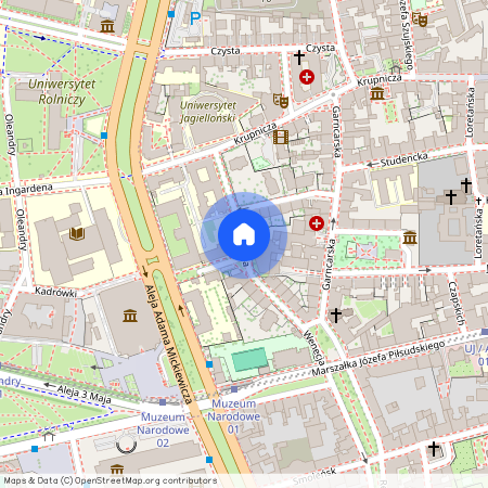 ul. Wenecja, Piasek, Stare Miasto, Kraków, małopolskie