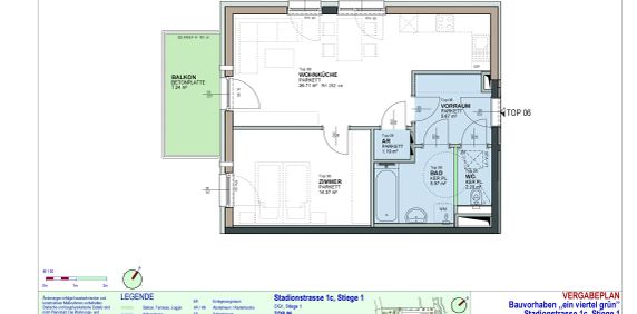 2-Zimmer-Wohnung mit Balkon, Top 6 - Photo 2