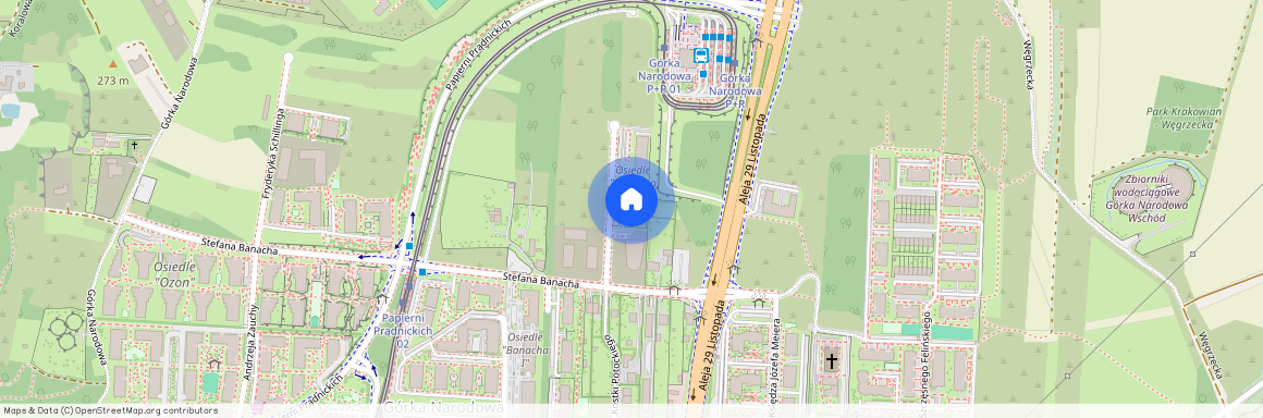 Banacha 10, Górka Narodowa, Prądnik Biały, Kraków, małopolskie