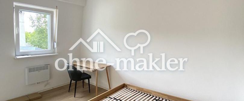 Zentral & Grüne Aussicht: Kernsanierte 3-Zimmer-Wohnung mit Einbauküche & Garten - Foto 1