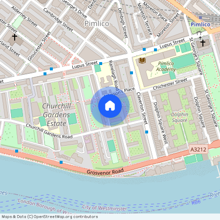 Churchill Gardens, Pimlico SW1V