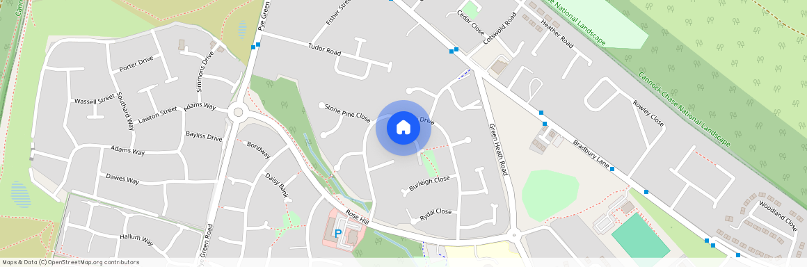 Silver Fir Close, Hednesford, Cannock, Staffordshire, WS12