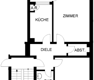 2-Zimmer Wohnung in Haspe-Quambusch - Foto 3