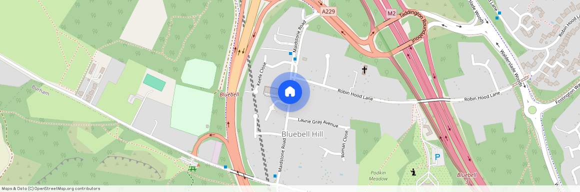 Maidstone Road, Blue Bell Hill, Chatham, Kent, ME5