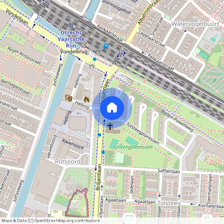 Tolsteeg en Rotsoord, 3523 AA, Tolsteegplantsoen, Utrecht