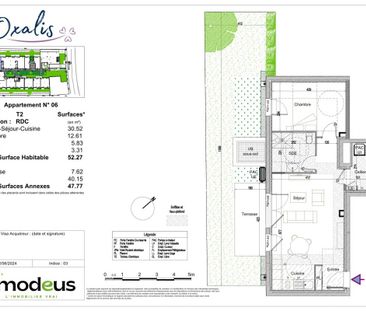 Location Appartement 2 pièces 52m² ST HERBLAIN 44800 - Photo 3