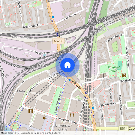 909, Author Kings Cross, York Way, London, N1