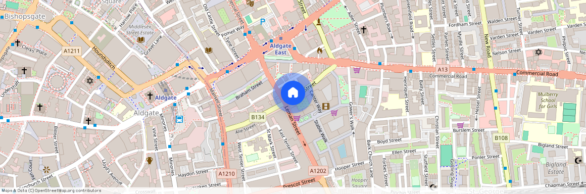 Alie Street, Aldgate East, E1