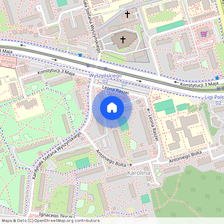 ul. Leona Raszei, Na Skarpie, Toruń, kujawsko-pomorskie