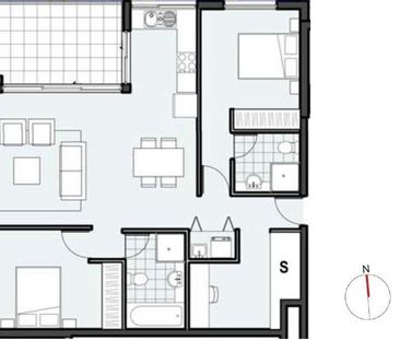 Modern & Spacious 2-Bedroom Apartment with Study - Photo 1