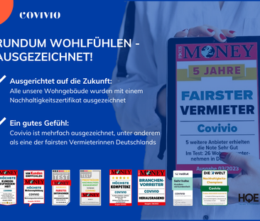 +++ Wir modernisieren – 3 Raumwohnung mit Balkon und Duschbad in Wa... - Photo 4