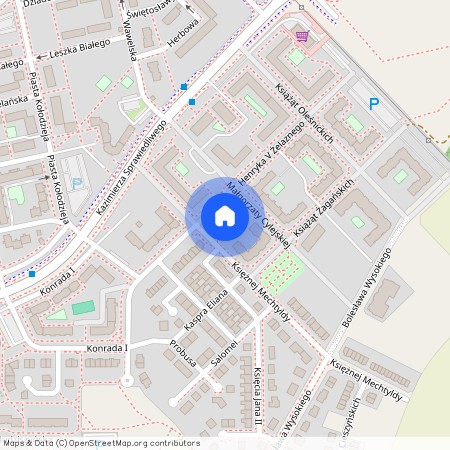 Księżnej Mechtyldy 1, Głogów, głogowski, dolnośląskie